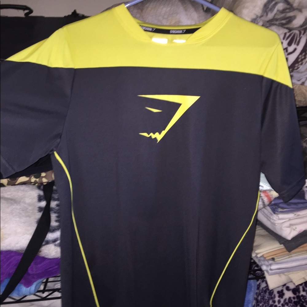 Gymshark Ascendant T-shirt graphite/yellow Large